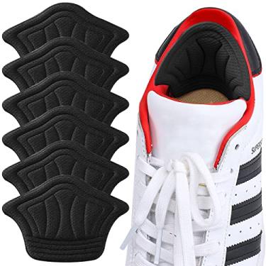 Imagem de Huethy Almofadas Adesivas Para A Parte De Trás Do Calcanhar, Inserções Proteção Calcanhar Sapatos Soltos, Botas Muito Grandes, Protetores Reutilizáveis Mulheres E Home