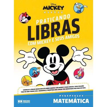 Imagem de Disney Praticando Libras Com Mickey - Matematica