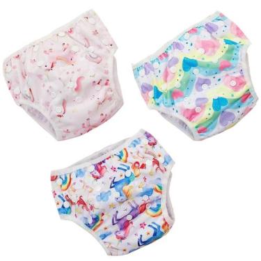 Imagem de Fraldas de natação reutilizáveis Happy Flute para bebês, à prova de va