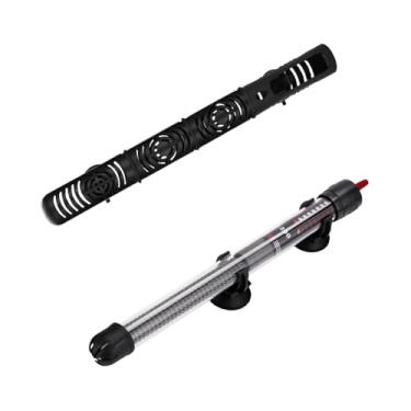 Imagem de Whtkoph Aquecedor de aquário submersível com plugue americano, à prova d'água, distribuição uniforme de calor, aquecedor de aquário