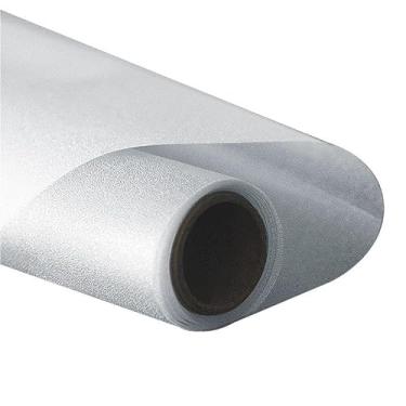 Imagem de Adesivo Jateado 15m x 60cm Película Transparente Fosco Fume Vidro Banheiro,janela de vidro(9 METROS JATEADO)