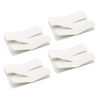 Imagem de Fancyes Conjunto de 4 Blocos de Desenho Artísticos em Papelão Branco para Colorir, para Adultos e Crianças - e Ideal para Atividades de Artesanato.