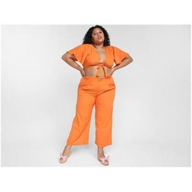 Imagem de Calça Vista   Wide Leg Manihi Cintura Elástica-Unissex