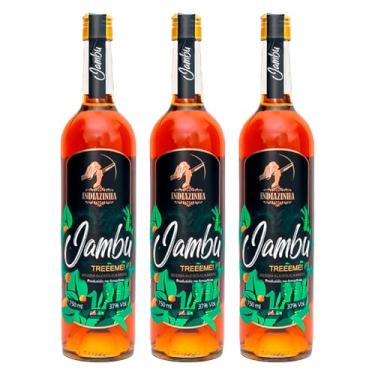 Imagem de WebBar, Cachaça Mista de Jambu Indiazinha 750ml 3 Unidades