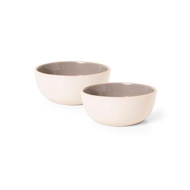 Imagem de Jogo De Bowl Copa E Cia 2 Peças Harmonie Em Cerâmica Vanilla