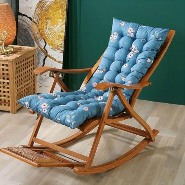 Imagem de Cadeiras De Pátio, Cadeiras De Pátio Com Encosto Alto, Espreguiçadeiras Espessas, Adequadas Para Lounge Ch De Vime, A04, 48 * 120cm