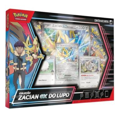 Imagem de Box Pokemon Coleção Zacian Ex do Lupo Amigos De Jornada