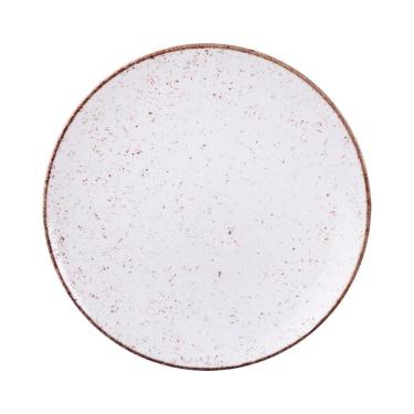 Imagem de Prato Raso Rústico Grande 28cm Porcelana Decorada Tramontina