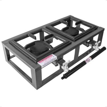 Imagem de Fogão Industrial 2 Bocas Portatil A Gas Camping