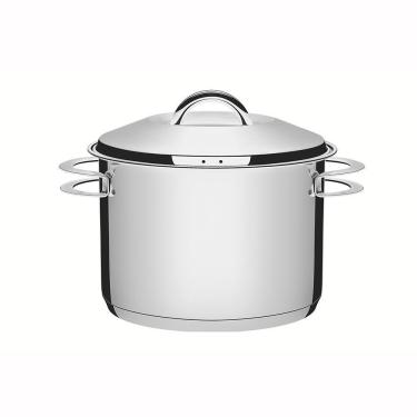 Imagem de Caldeirão Solar Em Aço Inox Fundo Triplo Com Tampa E Alças 24cm 7,8l - Tramontina 62505240