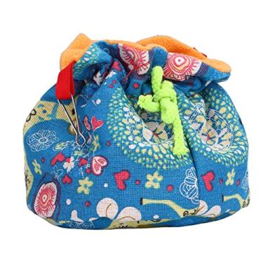 Imagem de Mbeysaq ParakeetNest Soft Plush WarmSafe Dobrável Portátil Poupança de Espaço Fácil Armazenamento Cama de Ninho de Pássaros Ninho de Papagaio Cama HamsterNest Cama de Periquito BedNest Cama de Pássaro