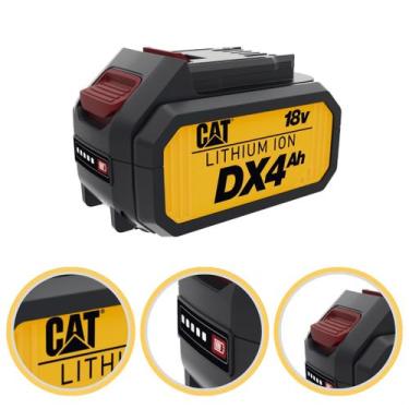 Imagem de Bateria 18v 4ah Íon Lítio 4 Amperes Cat Profissional Portátil Parafusa