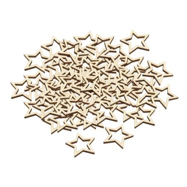 Imagem de Sclmgo 100 Peças de Ocas de Madeira, Painéis Decorativos de Madeira em Branco para Decoração de Casa, Enfeites para Pendurar, 3cm