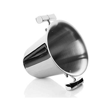 Imagem de Balde de gelo duplo de aço inoxidável balde de gelo isolado balde de gelo espesso para banquete 4L