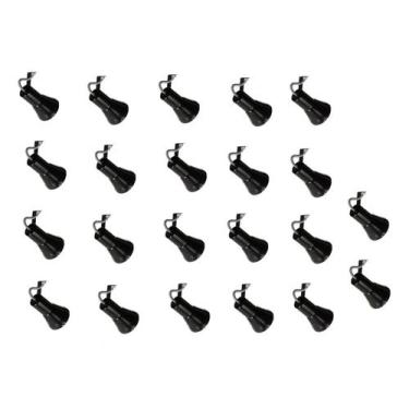 Imagem de Kit 22 Spot Trilho Perfilado Eletro calha Par20 Bulbo OL3 - Hiperlight