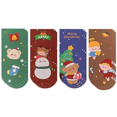 Imagem de Conjunto de marcadores de página de desenho animado de 12 peças, marcadores de página dupla face de 2 x 6 cm para leitura e estudo