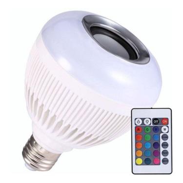 Imagem de Lâmpada Led Music Bulb Bluetooth Rgbw Com Controle