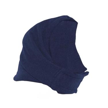 Imagem de Generic Capuz para cães, protetores de cabeça silenciosos, espessos, abafadores de ouvido, protetores de orelha macios para secar, banhar e cuidar, Azul Profundo