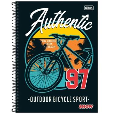 Imagem de Caderno Espiral Capa Dura Universitário Show Masculino 160f 10 Matérias Tilibra Estampa 6