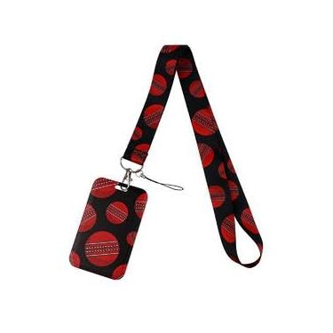 Imagem de Cordão de arte de críquete com porta-crachá de identificação, chaveiro de pescoço para professores, estudantes, escritório, escola