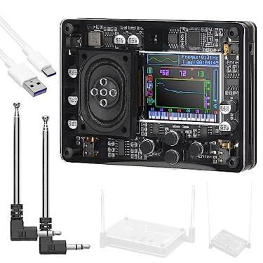 Imagem de Módulo Musical Theremin de Áudio Type-C Instrumento Eletrônico Vintage com Vozes Múltiplas Ajustáveis e Tela Colorida Display Alto-falantes Autônomos Antenas Plugáveis