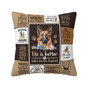Imagem de ZUMBULKJ Presentes de pastor alemão de Natal para mulheres - Presentes para donos de pastor alemão - Presente temático de pastor alemão - Presente de cachorro para amantes de cães mulheres meninas