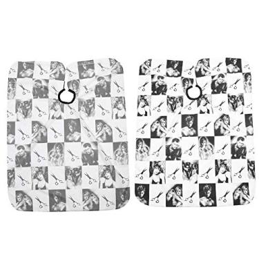 Imagem de Ymiko Avental de Barbeiro Elegante para Corte e Tingimento de Cabelo, Vestido de Salão à Prova d'água