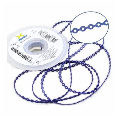Imagem de Elástico Borrachinha de Aparelho Ortodôntico Corrente Longo 1.5 metros