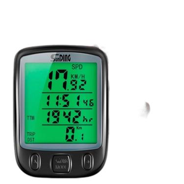 Imagem de Velocimetro Bike Ciclocomputador Led Noturno Varias Funções