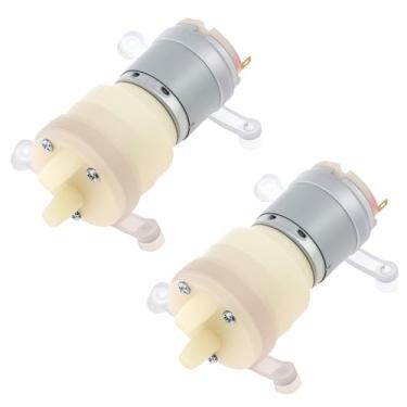 Imagem de ZVKV 2 peças de micro bomba de diafragma R365 5V 2,2L/min fluxo de água autoescorvante, mini motor CC de ar de água a vácuo