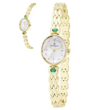 Imagem de Relógio Champion Feminino Ref: Cf25803h Oval Bracelete Dourado