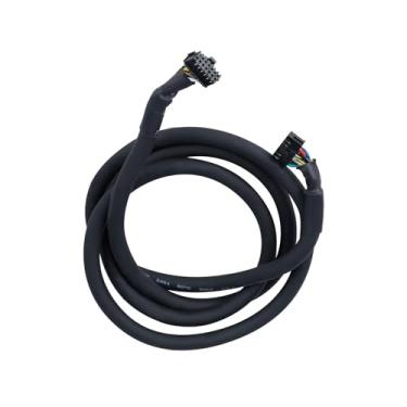 Imagem de Conjunto de 1 a 4 cabos de corrente para cabeçote de impressão, compatíveis com Creality K2 PLUS - Barramento 12P, 22/26AWG, 1250mm, interface PHB, acessório para impressora 3D.(For K2 PLUS-1PC)