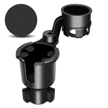 Imagem de JPart Expansor de suporte de copo de carro, expansor de porta-copos com base de extensão ajustável e design de rotação de 360°, serve para canecas, copos, garrafas de água grandes de 7,4 a 9,7 cm