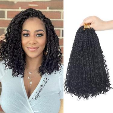 Imagem de Crochet Hair Diha Goddess Box Braids de 12 polegadas (pacote com 8)