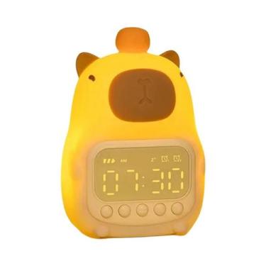 Imagem de Despertador Digital LED Para Crianças, Temporizador Recarregável, Lumi