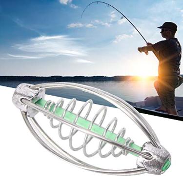 Imagem de Generic Alimentador de Pesca de Primavera, Suporte de Gaiola de Isca de Aço Inoxidável, Acessório para Atrair Peixes Rapidamente Com Conta Pendente, 10 Peças de Equipamento de Pesca Leve e Durável