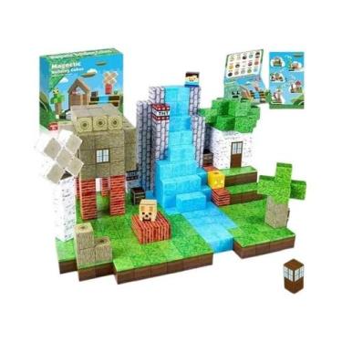 Imagem de Blocos De Construção Magnéticos Para Crianças, Brinquedos DIY STEM, Cu