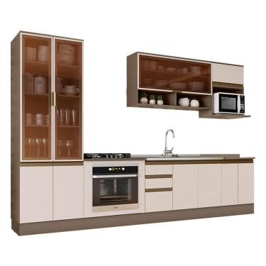 Imagem de Cozinha Modulada Évelin 14 Peças Duna Cristal – Henn 