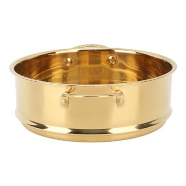 Imagem de YOUTHINK Grade de, Aço Inoxidável 304, Design de Orelha Dupla, Cesta Compacta para Cozinhar Legumes e Pães (Ouro)