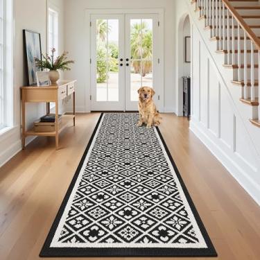 Imagem de Ileading Tapetes de corredor para corredores 0,9 x 4,3 m, tapete de entrada resistente durável com suporte de borracha antiderrapante para tráfego ocupado capacho interno estendido lavável na máquina