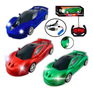 Imagem de Ferrari Carrinho Controle Remoto Recarregável Preto Infantil - Toy Kin