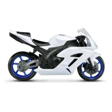 Imagem de Moto Racing Motorcycle Pneu de Borracha Roma, Branco
