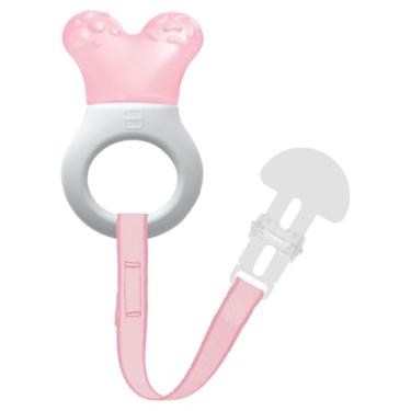 Imagem de Minimordedor Bebê Rosa Curvo Cooler & Clip Mam MO40022
