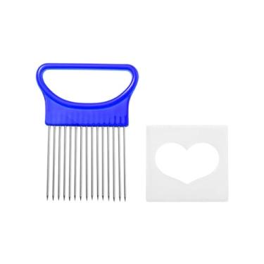 Imagem de 1 pacote de utensílios de cozinha, fatia, tomate, cebola, vegetais, garfo seguro, agulha de carne, ferramenta de corte de vegetais, utensílios de cozinha criativos