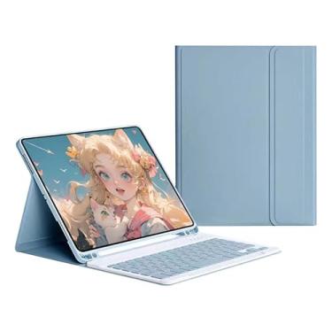 Imagem de Capa Com Teclado Para Samsung Tab S9 Plus / S9 Fe Plus 12.4