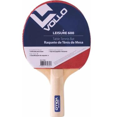 Imagem de RAQUETE DE TÊNIS DE MESA PING PONG LEISURE 600 VOLLO-Unissex