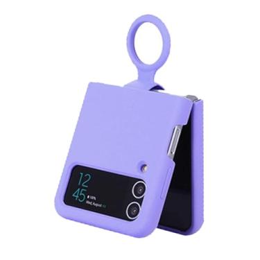 Imagem de Fabater Z Flip 3 5G 2021 Modelo Anti Arranhões Slim Capa Protetora à Prova de Choque para Uso Diário Adequada para Z Flip 3 (Lavanda Roxo)