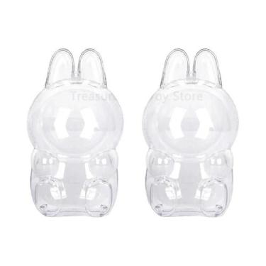 Imagem de Capa Protetora De Acrílico Para Boneca Labubu V1 V2 V3 V4 Com Chaveiro