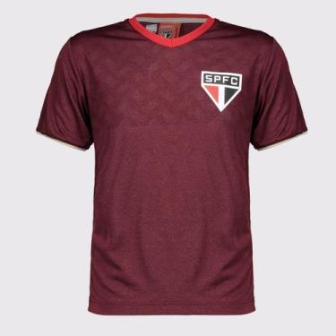 Imagem de Camisa São Paulo Digno Infantil Bordô - Braziline, 6 ANOS