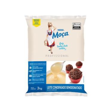 Imagem de Leite Condensado Nestle Semidesnatado Moça Profissional 3kg